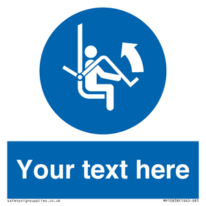 Custom Mandatory: Open safety bar of chairlift